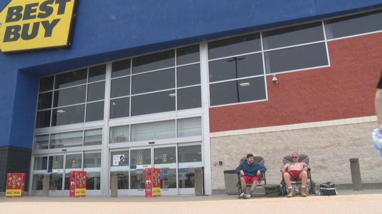 Customers line up for Nintendo Switch 2 launch in Seekonk