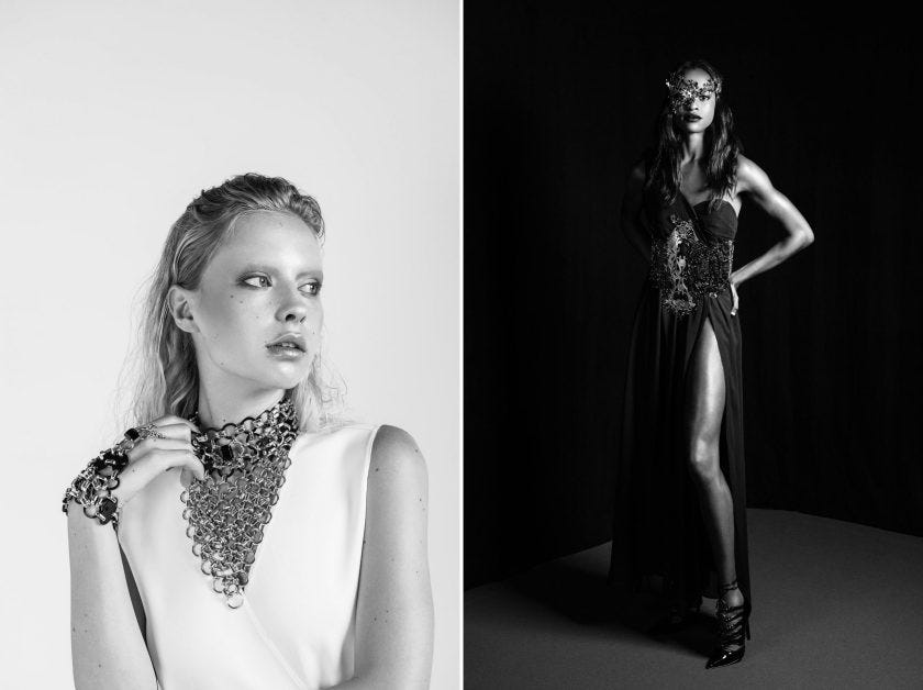Fondali fotografici: bianco e nero sono essenziali per fotografare in studio