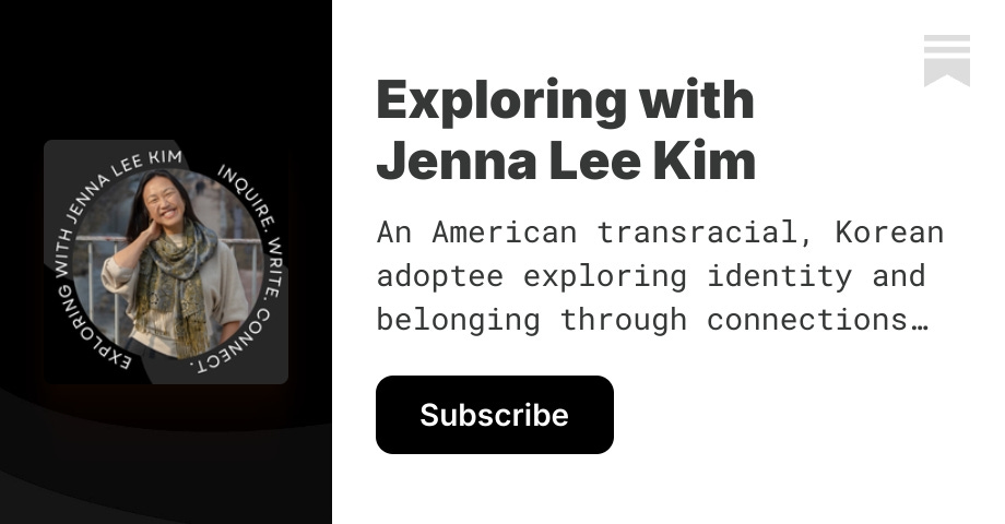 Exploring with Jenna Lee Kim | Substack