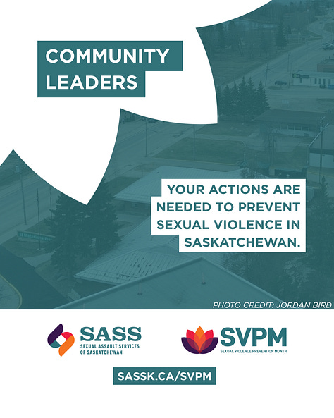 The Sexual Violence Prevention Month (SVPM) 2026 Digital Toolkit graphics.