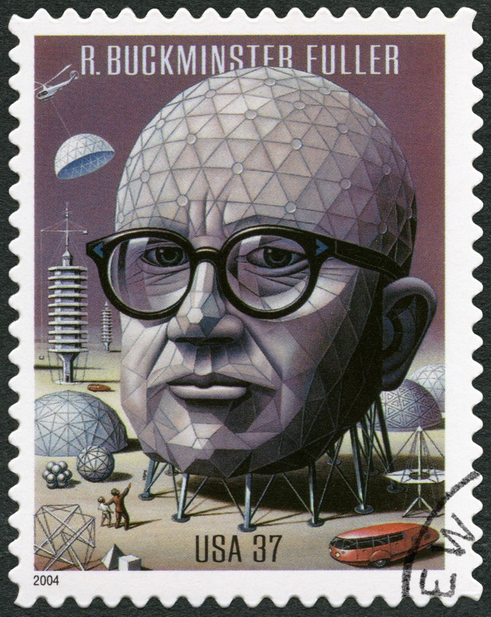 Buckminster Fuller stamp Buckminster Fuller stamp