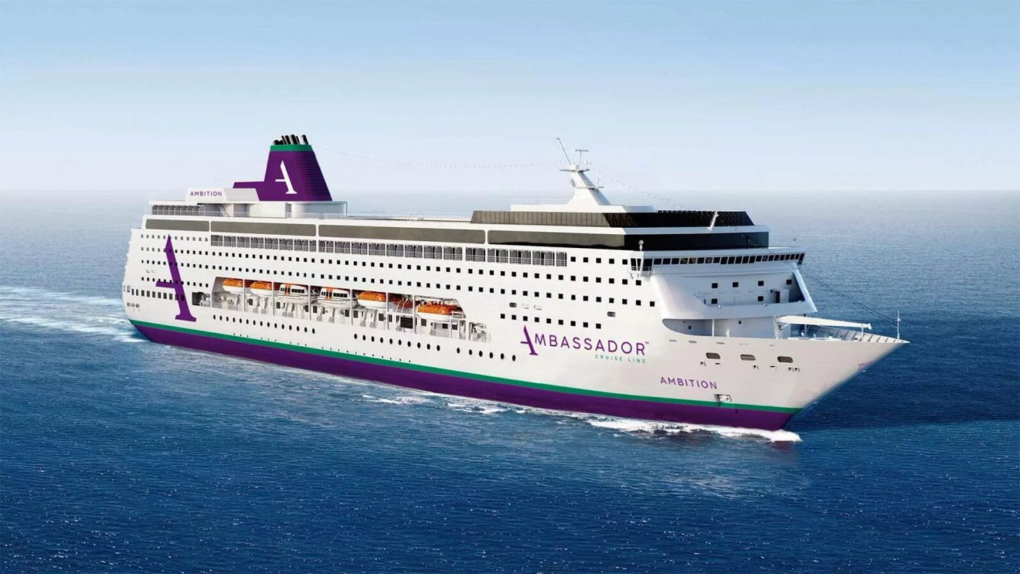 Ambassador Cruise Line announces new cruise ship Ambition ...