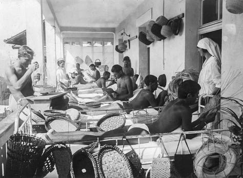 Heliotherapy at Leysin - Dr. Rollier