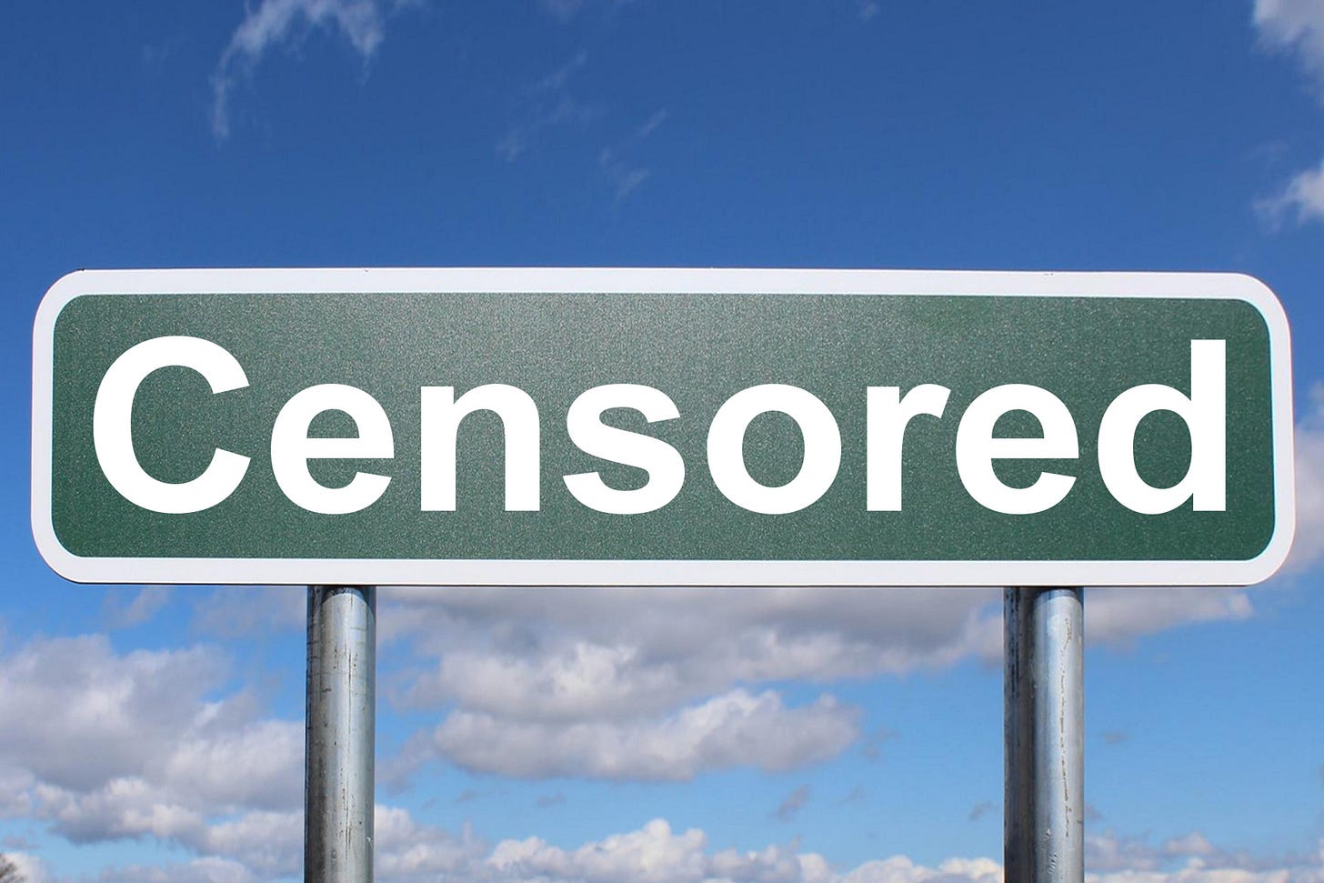 Free of Charge Creative Commons censored Image - Highway Signs 3