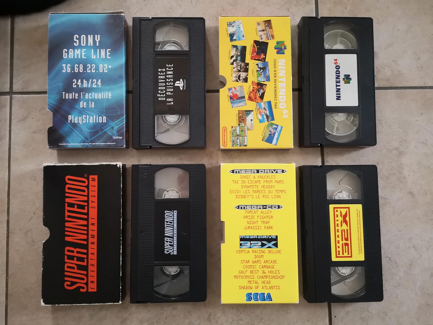 Do you remember the VHS from PlayStation, Nintendo and Sega? (European and/or French versions) : r/retrogaming Do you remember the VHS from PlayStation, Nintendo and Sega? (European and/or French versions) : r/retrogaming