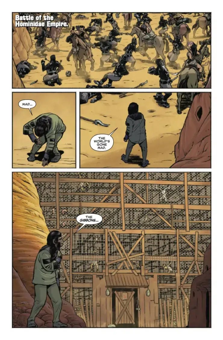 Marvel Preview: Beware the Planet of the Apes #4