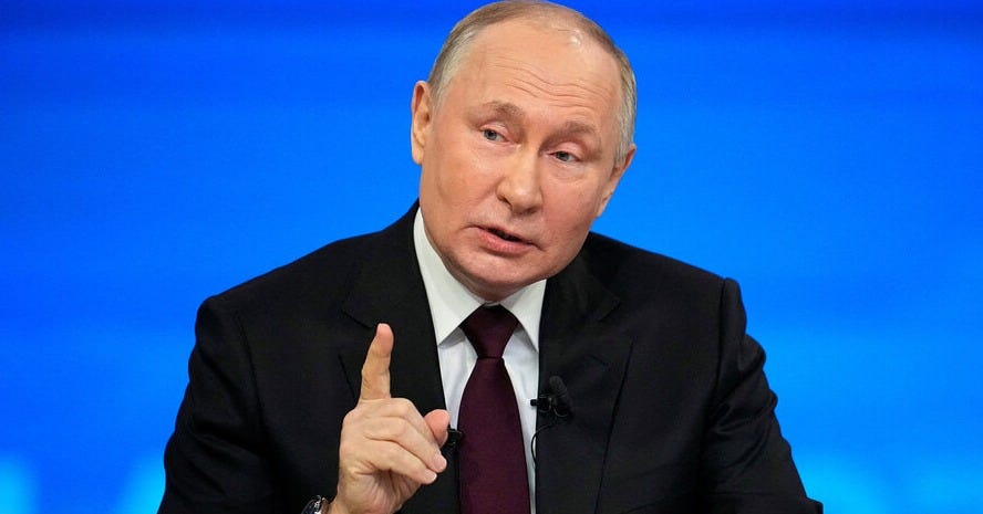 ‘Peace Will Come When We Achieve Our Goals,’ Putin Says