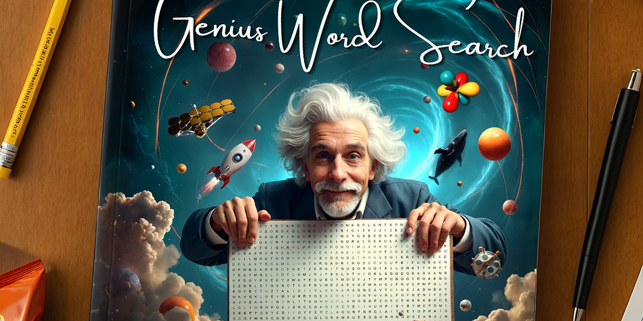 BOOK: GENIUS WORD SEARCH (ENGLISH)