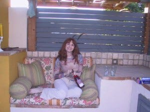 Miss Coqui right before all the babies.