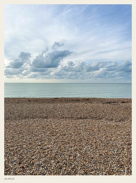 A gallery of images of the English coast across one year
