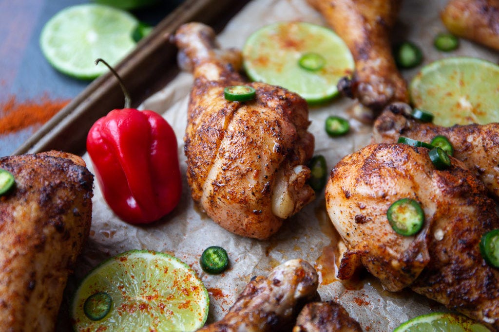 marinated drumsticks