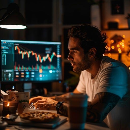 Free Focused Trading Session Image | Download at StockCake