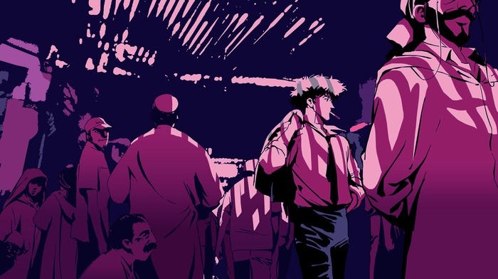 anime, Cowboy Bebop, smoking, Spike Spiegel anime, Cowboy Bebop, smoking, Spike Spiegel