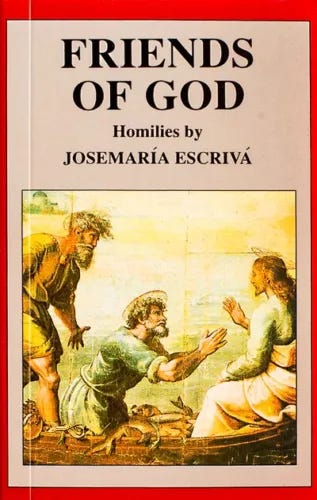FRIENDS OF GOD-HOMILIES BY ST JOSEMARIA ESCRIVA-HANDY POCKET SIZE - Picture 1 of 1