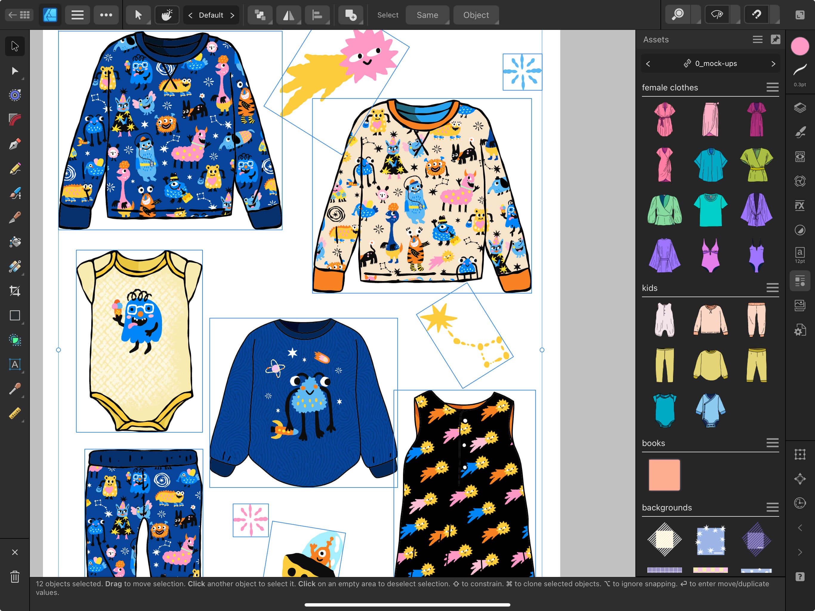 Affinity Designer is the best software for creating repeat patterns