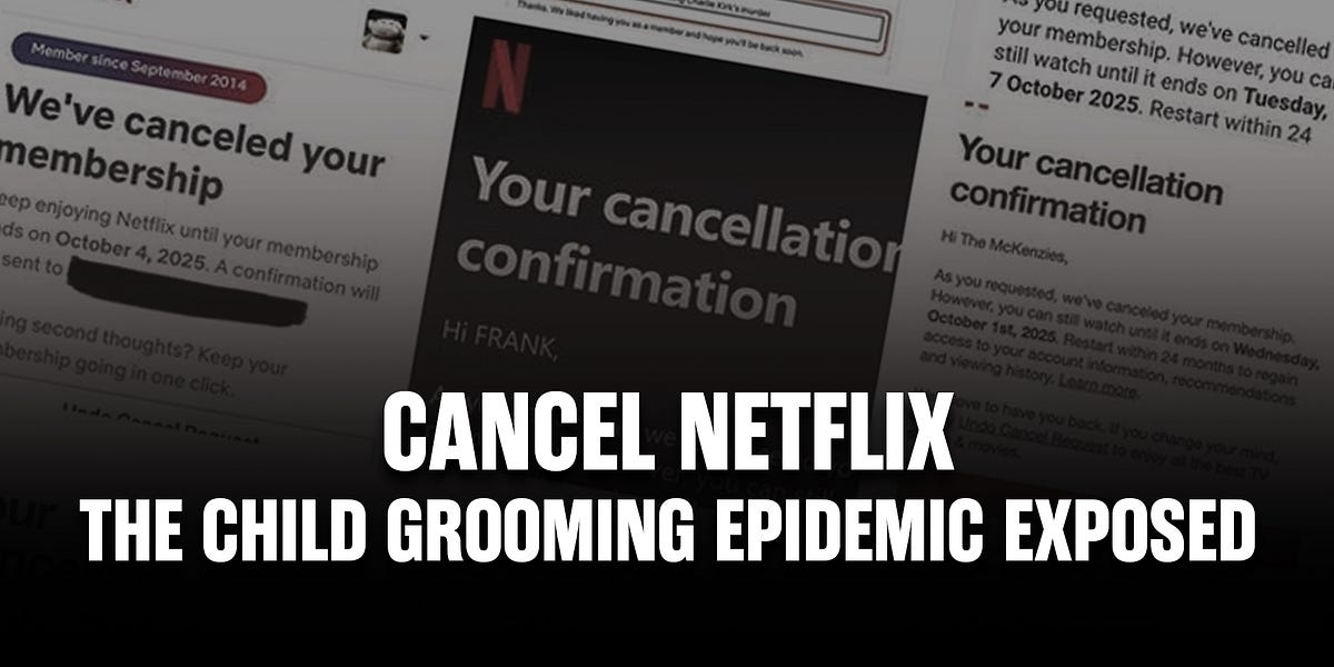 CANCEL NETFLIX: The Child Grooming Epidemic EXPOSED