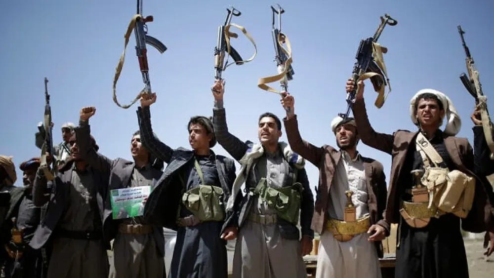 Houthis xiitas no Iêmen