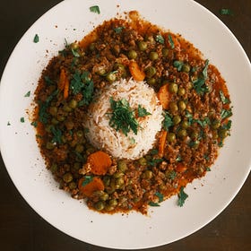 Bazaella (The Arabic Peas + Carrots Stew)