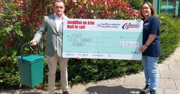 Food Waste Recycling Pays Off for Cwm Calon Resident Food Waste Recycling Pays Off for Cwm Calon Resident