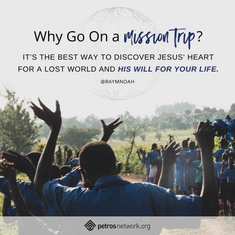 Why go on a mission trip? Why go on a mission trip?