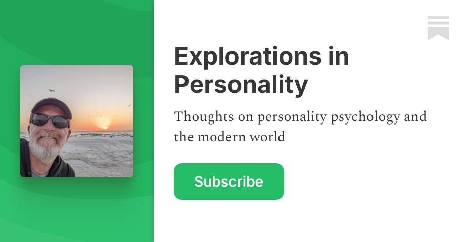 Explorations in Personality | W. Keith Campbell | Substack