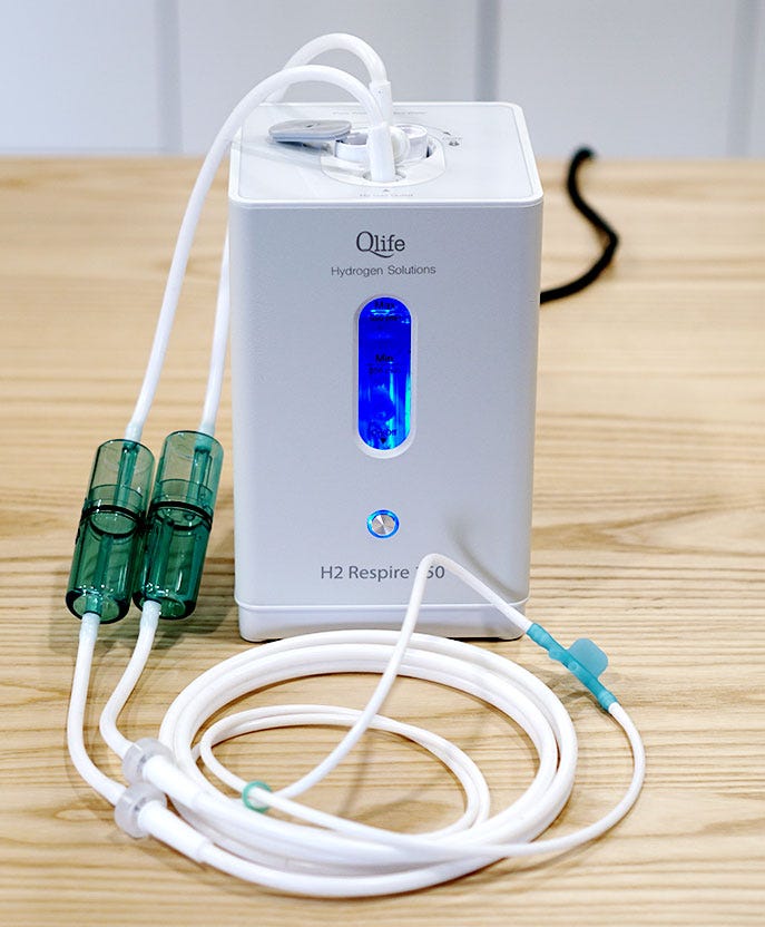 h2 respire with Browns gas kit