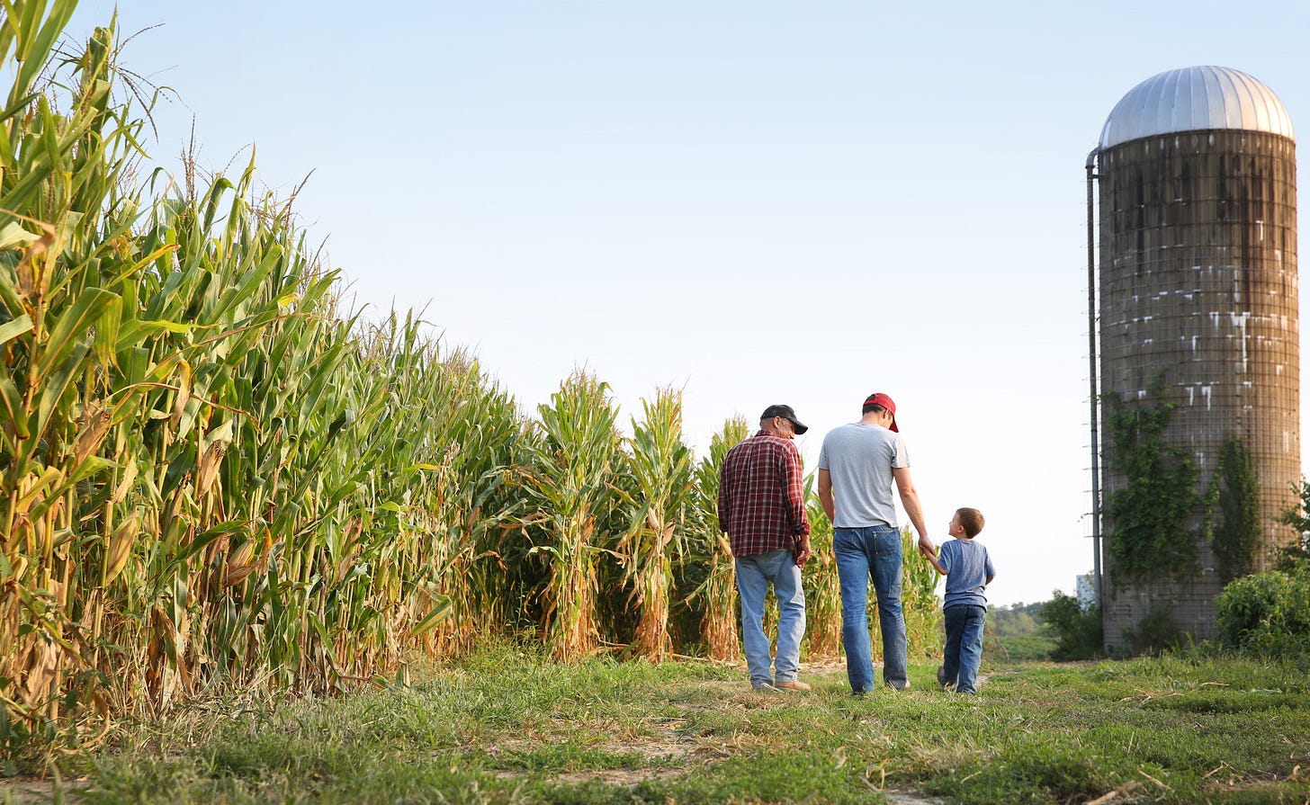 On a family farm On a family farm