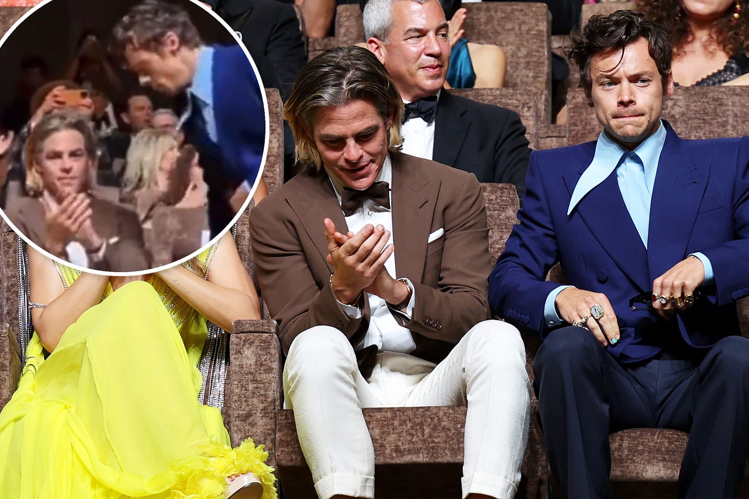 Chris Pine denies Harry Styles spat at 'Don't Worry Darling' premiere