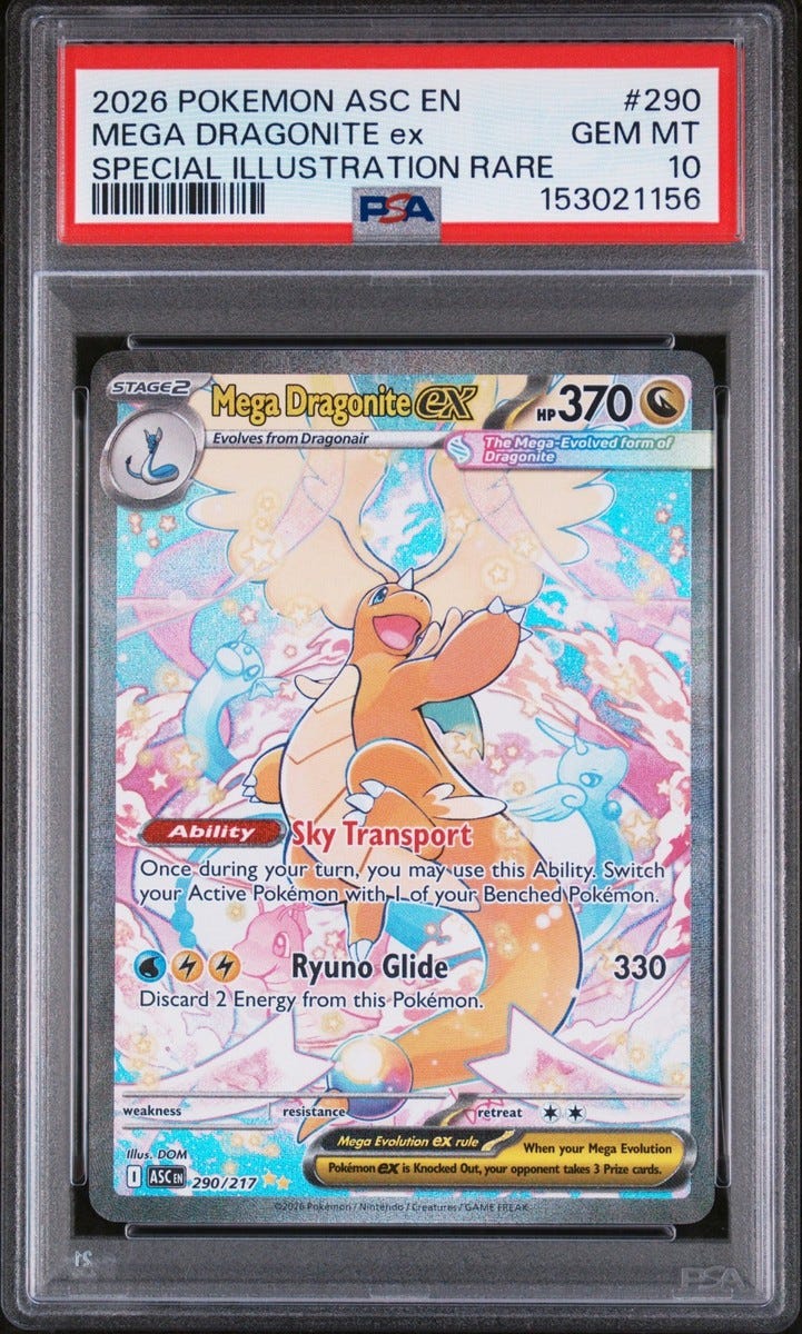 Mega Dragonite ex 290/217 Me: Ascended Heroes Holo Mega Dragonite ex 290/217 Me: Ascended Heroes Holo