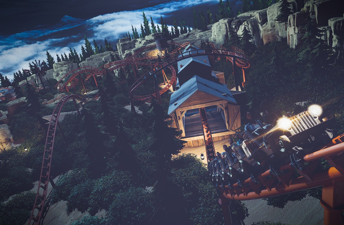 Werewolf Gorge coaster coming to Six Flags Fiesta Texas Werewolf Gorge coaster coming to Six Flags Fiesta Texas