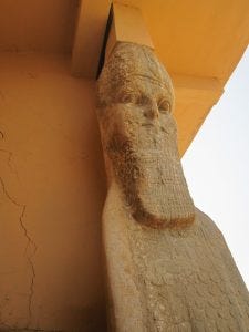 sentinel face Nimrud Iraq