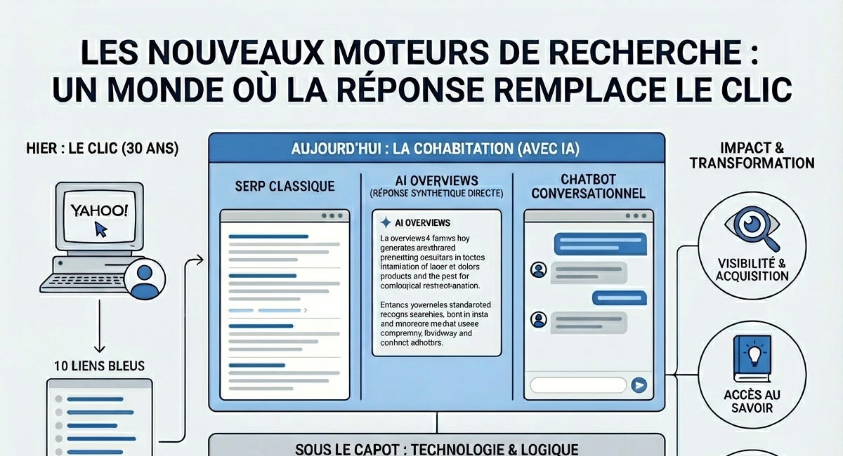 La recherche internet à l’heure des LLM : AI Search et Recherche Conversationnelle