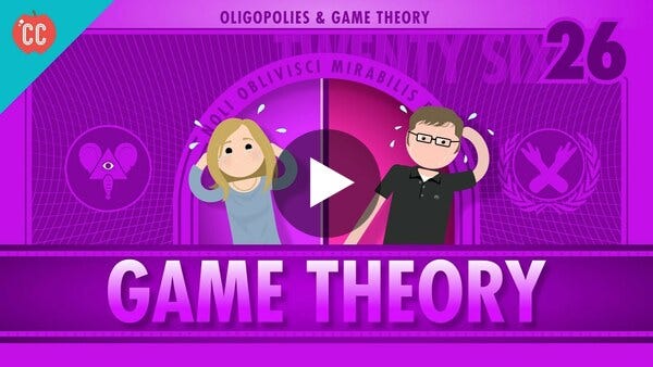 Game Theory and Oligopoly: Crash Course Economics #26 Game Theory and Oligopoly: Crash Course Economics #26