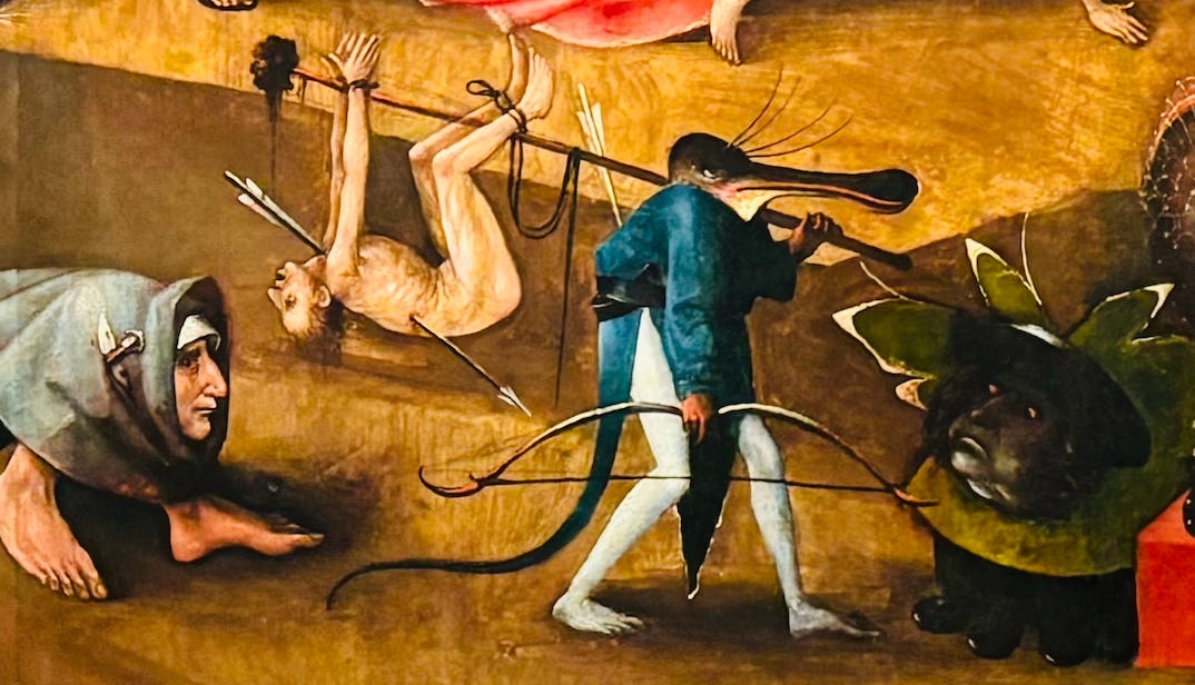 A painting of a person holding a bow and arrow

AI-generated content may be incorrect.