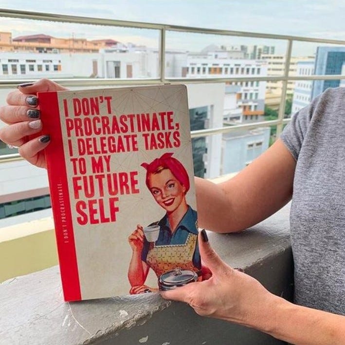 procrastinate notebook