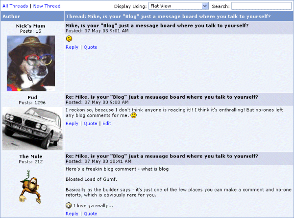 Riverside Internet Forums - CodeProject