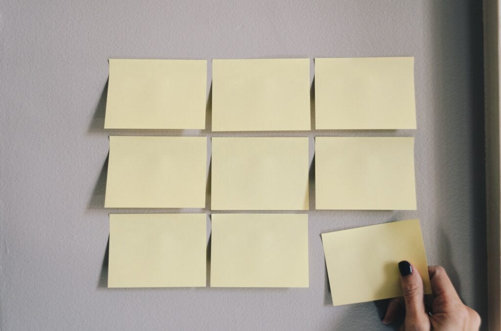 ideas and sticky notes ideas and sticky notes