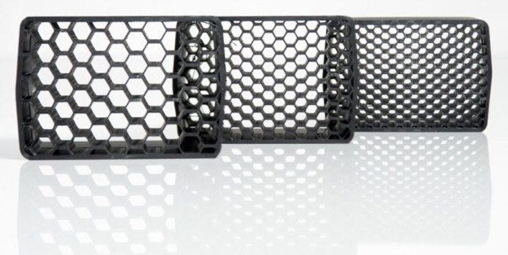 Photo flash grids from 3D infill patterns.
