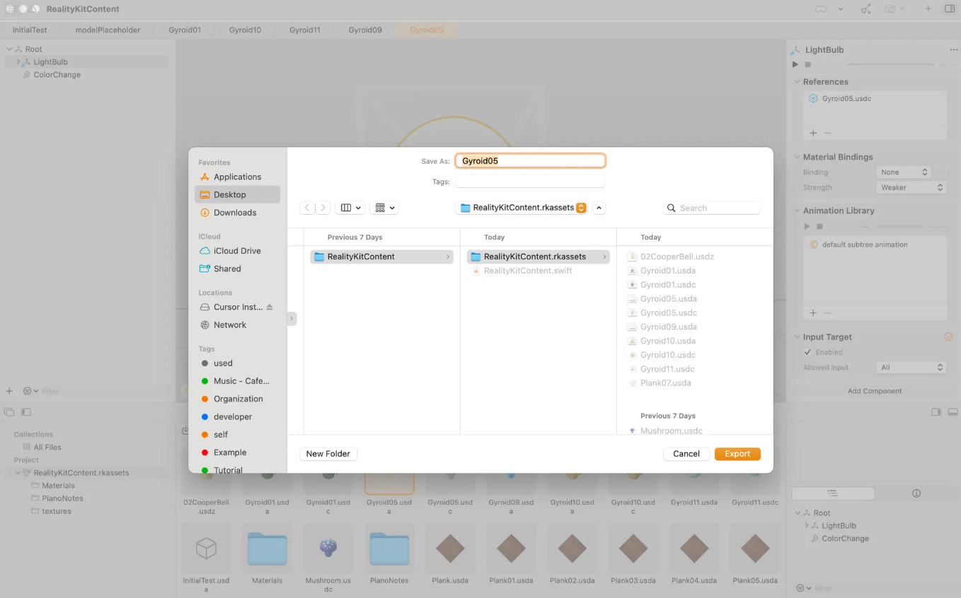 export full usdz file from Reality Composer Pro, it would be in the same folder as your usda file by default. export full usdz file from Reality Composer Pro, it would be in the same folder as your usda file by default.