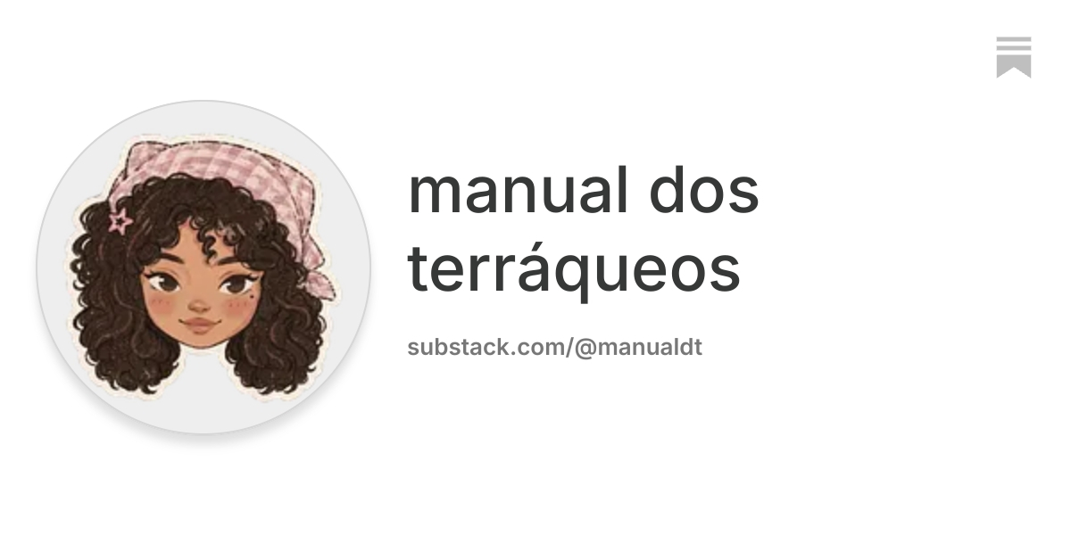 manual dos terráqueos | Substack