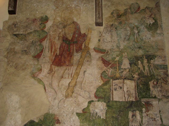 All Saints Church - wallpainting