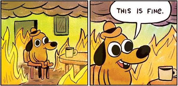 A cartoon of a dog sitting in a chair in front of a fire

AI-generated content may be incorrect.
