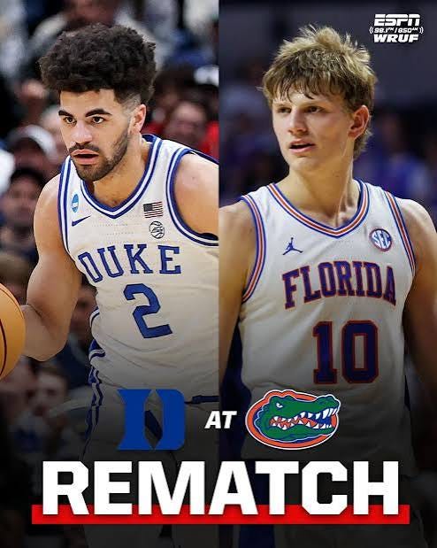 BREAKING: Florida will host Duke on December 1st at the O'Dome as part of the 2026 SEC/ACC Challenge. BREAKING: Florida will host Duke on December 1st at the O'Dome as part of the 2026 SEC/ACC Challenge.