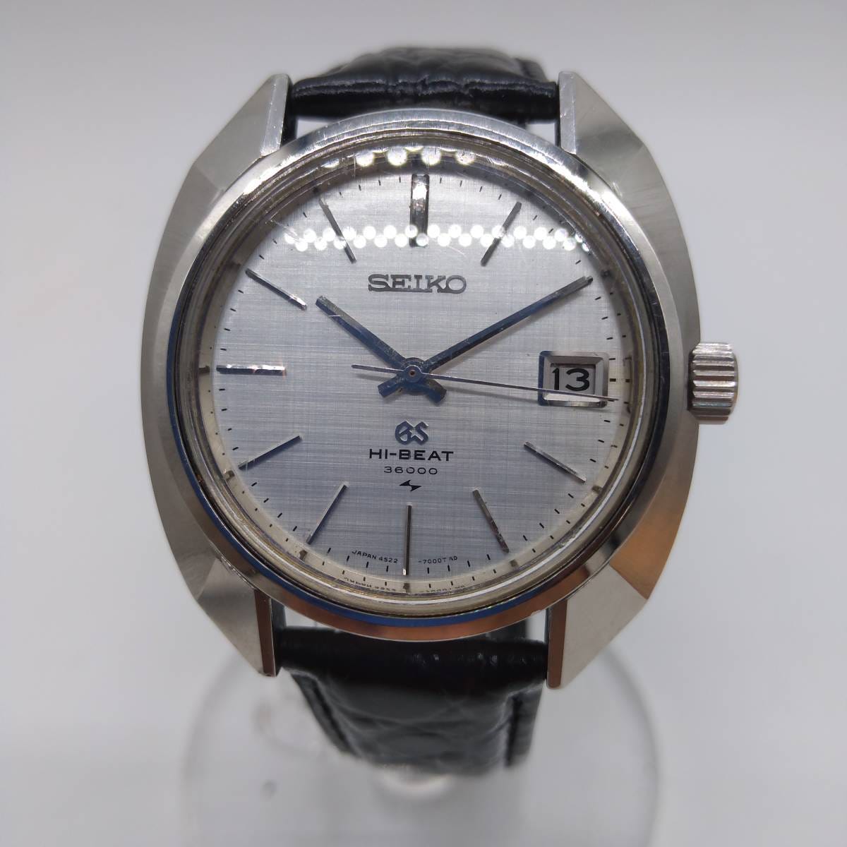 SEIKO　　セイコー　グランドセイコー　機械式手巻腕時計　25石　デイト　4522-7000　ハイビート　36000