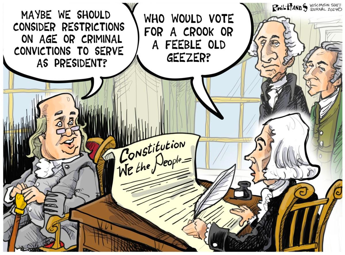 Founders couldn't contemplate our lousy presidential picks