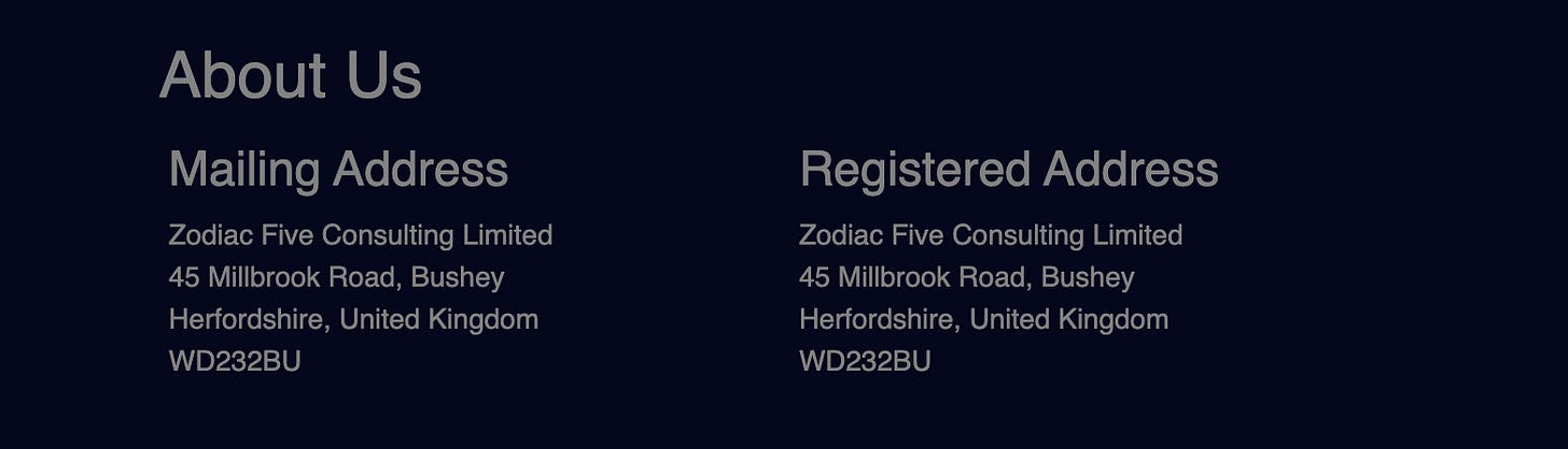 ZODIAC FIVE CONSULTING: 45 Millbrook Road, Bushey