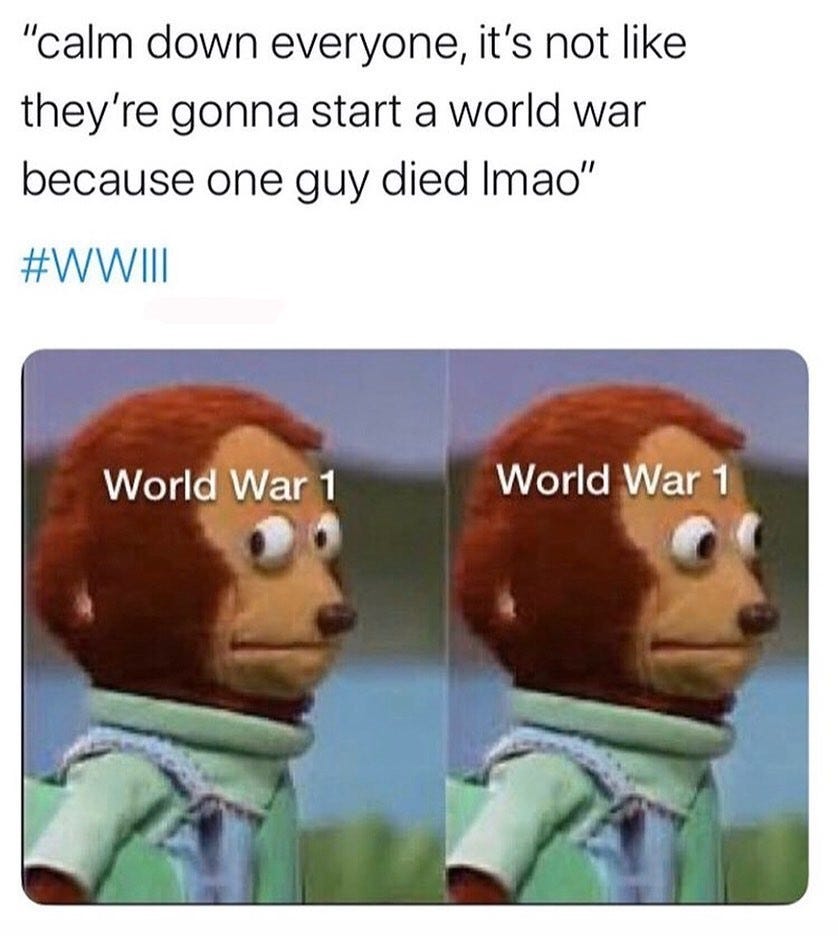 archduke franz ferdinand - meme