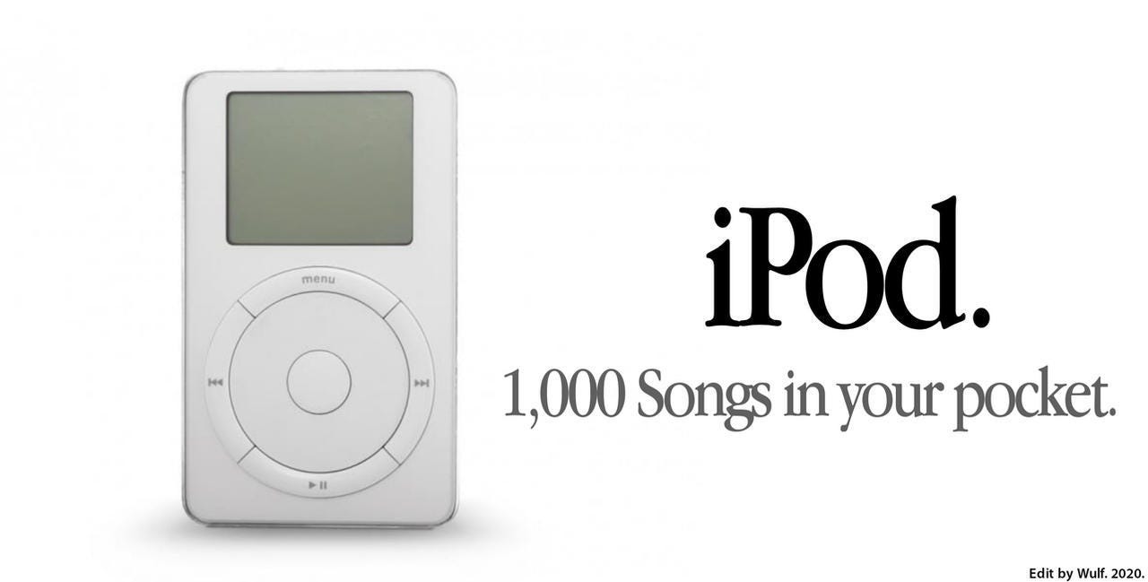 iPod — a Thousand Songs in Your Pocket | by Vejay Anand | Medium
