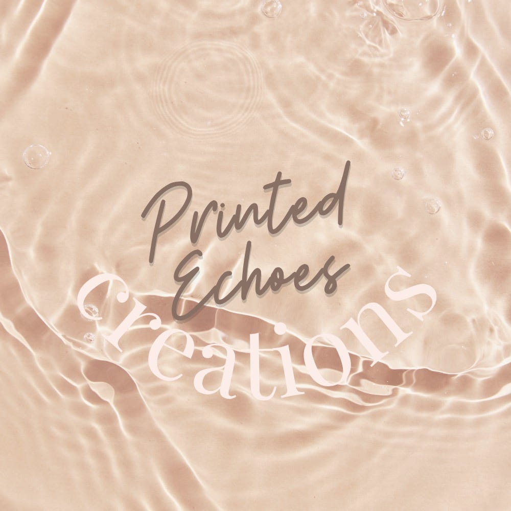 Artwork for Printed Echoes Creation