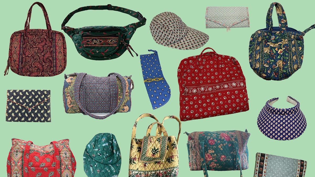 Vera Bradley Vintage Retired Backpack VERA BRADLEY Backpack in Retired Pattern & Size! | eBay main image 2